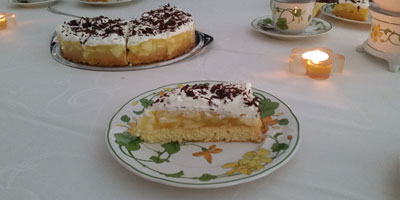 Apfeltorte mit Quark-Sahne-Haube